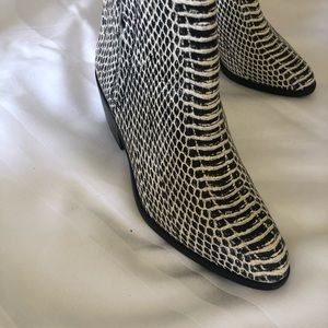 The NOW bootie! Calvin Klein zip up back bootie 7